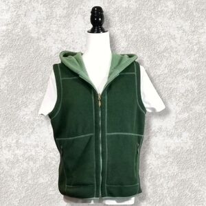 Northern Reflections Women's Vest Size L Reversible Hoodie Fleece